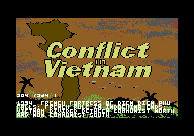 Conflict in Vietnam screenshot 3 for Commodore 64